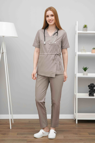 Костюм жіночий медичний 209 (Мокко) #5